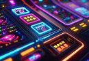 Slot machine close-up